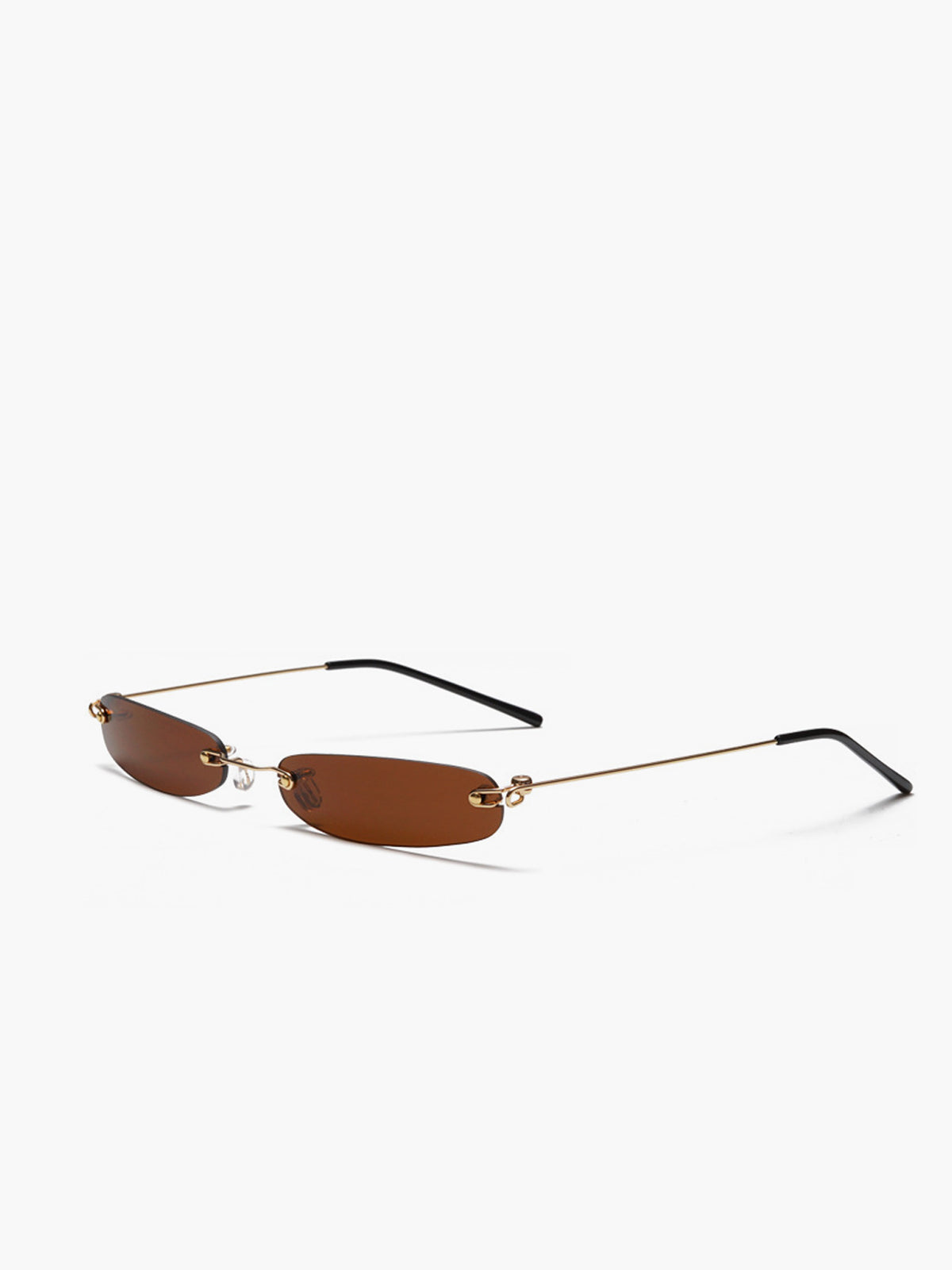Rechthoekige Zonnebril Unisex Vintage Stijl UV400 Bescherming - StudioMarella