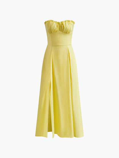 Zomerjurk met Bustier en A-lijn Jurk voor Vrouw