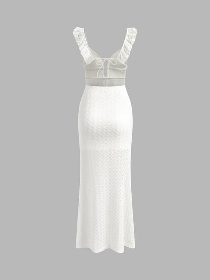 Avondjurk Zeemeermin Stijl met Cut-Outs Zomerjurk