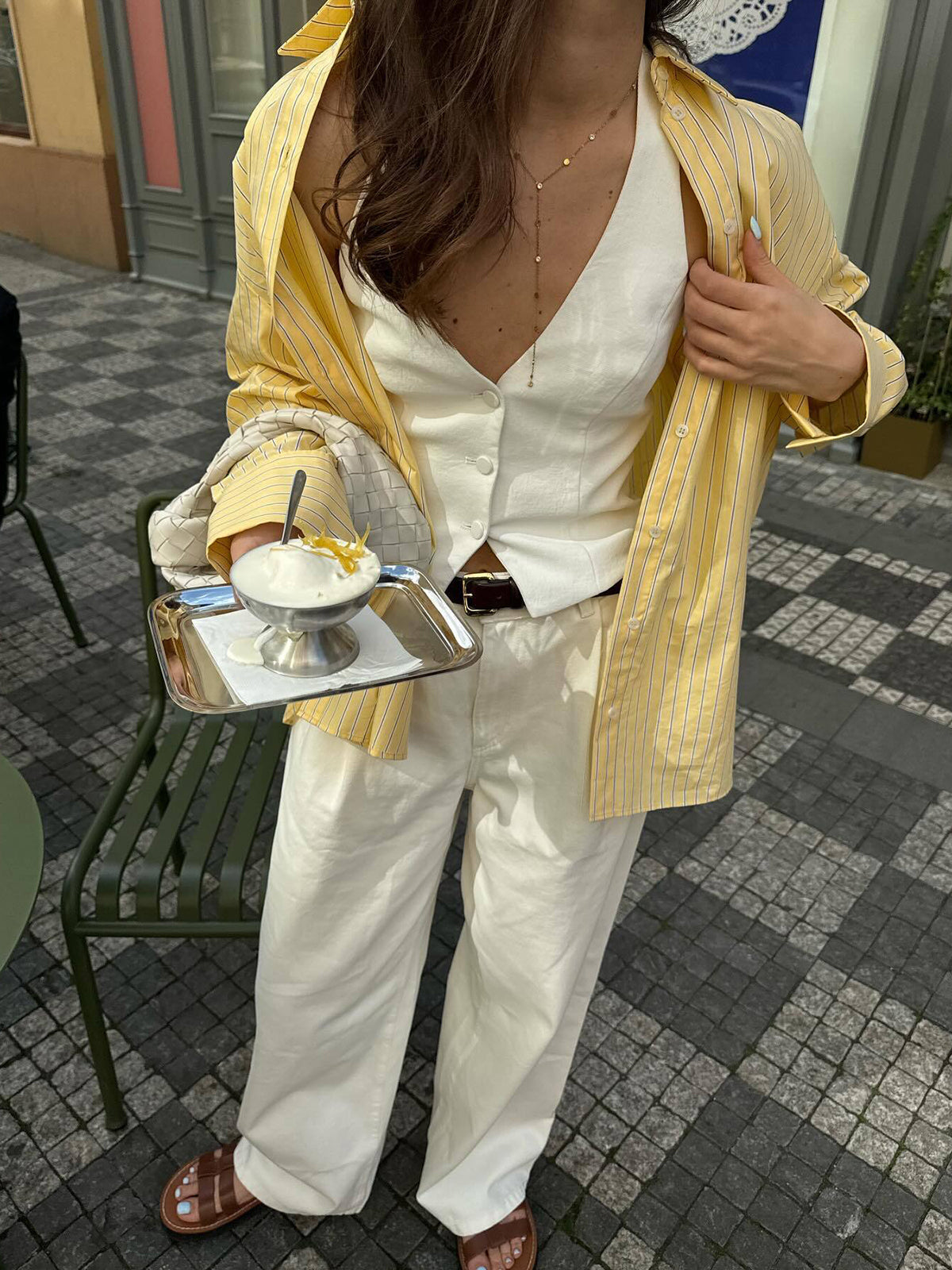 Dames Blouse Gestreept Klassieke Stijl - StudioMarella