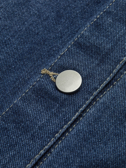 Oversized Denim Jas Relaxt en Stijlvol