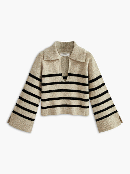 Oversize Trui met Streepjes voor Vrouw