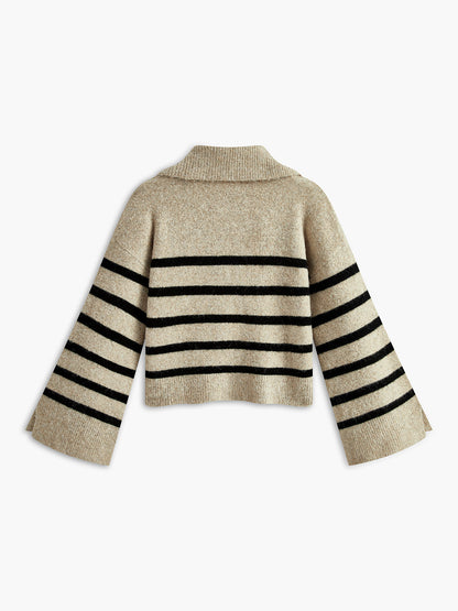 Oversized Trui met Streepjes