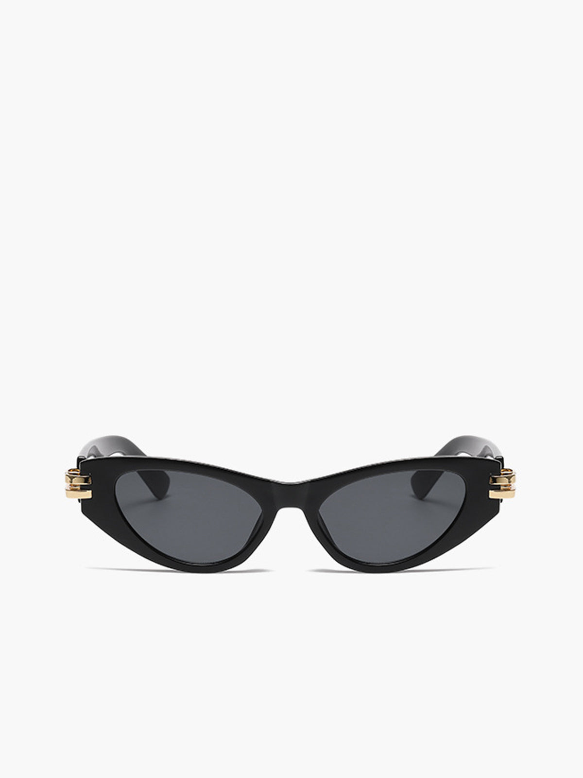 Dames Zonnebril Cat Eye - Zwart/Bruin met UV400 Bescherming