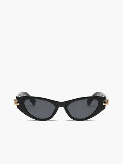 Dames Zonnebril Cat Eye - Zwart/Bruin met UV400 Bescherming