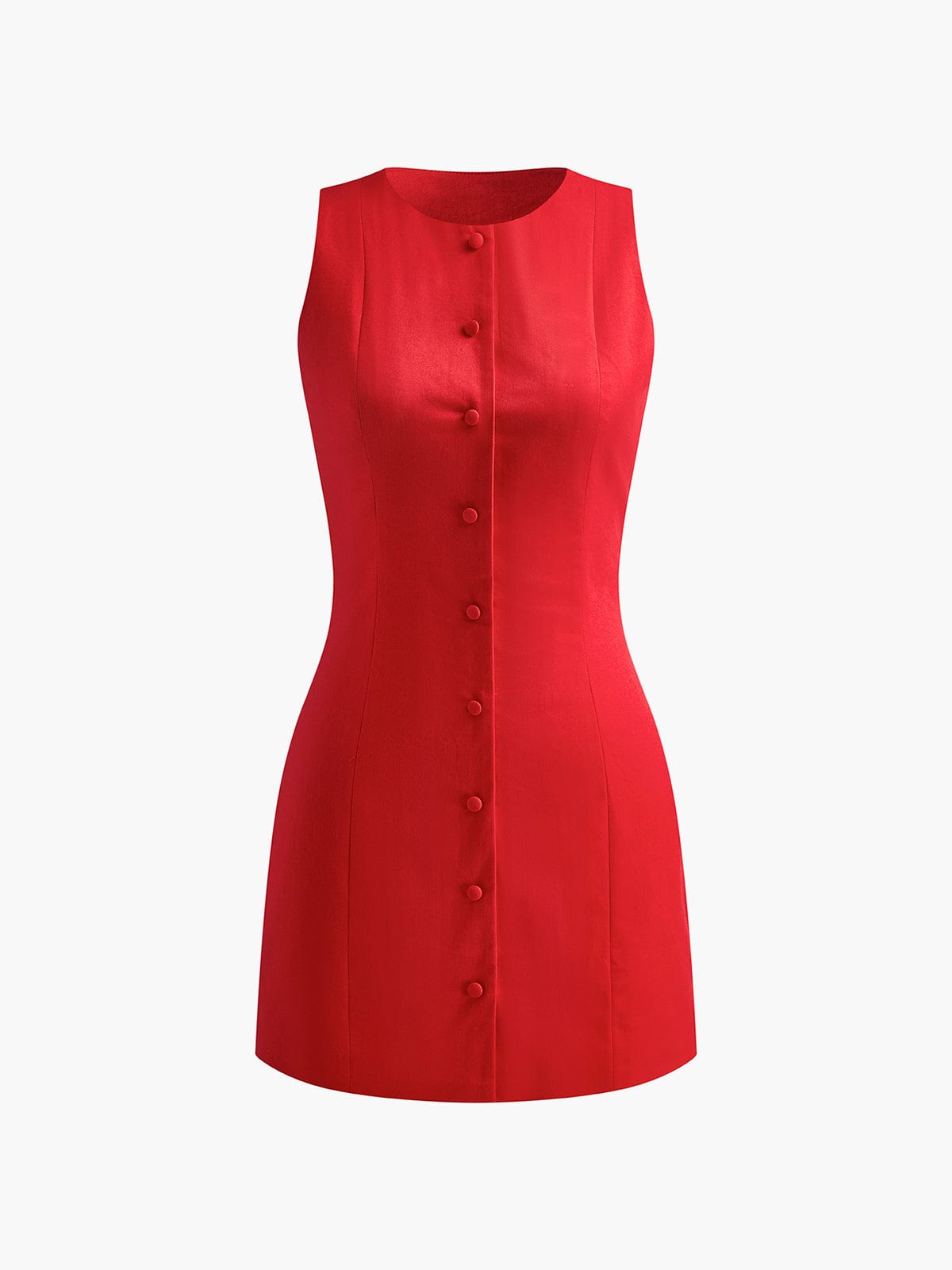 Katoenen Jurk Zomerjurk Vrouw Mouwloos Elegant