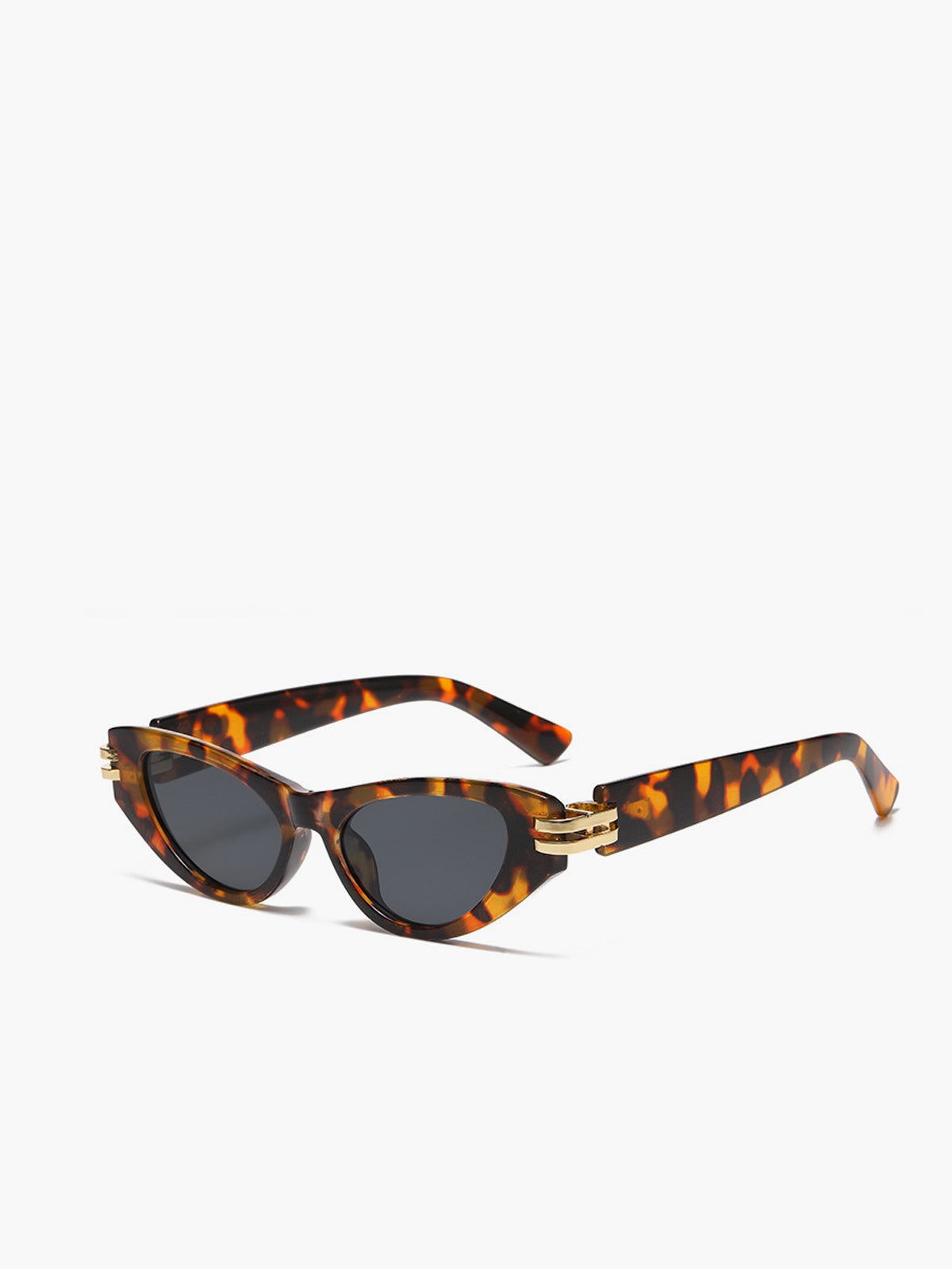 Dames Zonnebril Cat Eye - Zwart/Bruin met UV400 Bescherming