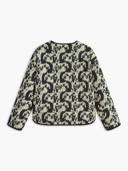 Jas voor Vrouw met Dierenprint Stoer en Stijlvol