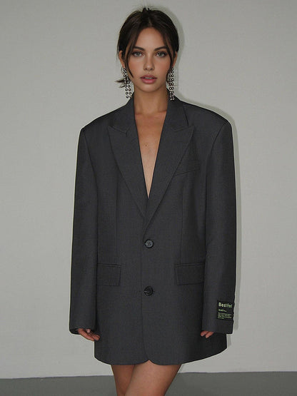 LORÈNE | Oversized Blazer Klassieke Stijl
