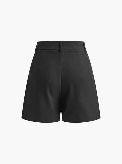 Dames Korte Broek Hoge Taille Zomerbroek Regular Fit