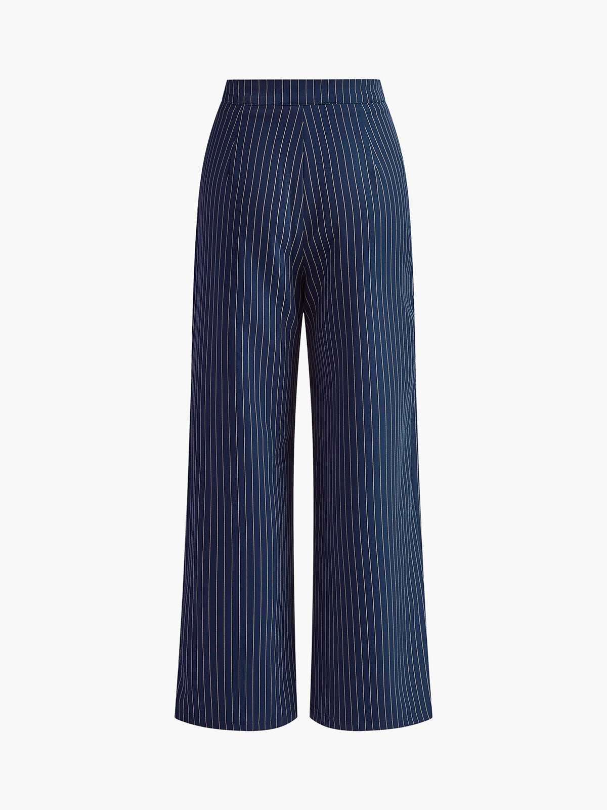 Damesbroek Hoge Taille Gestreept Comfortabel Elegante Wide Leg