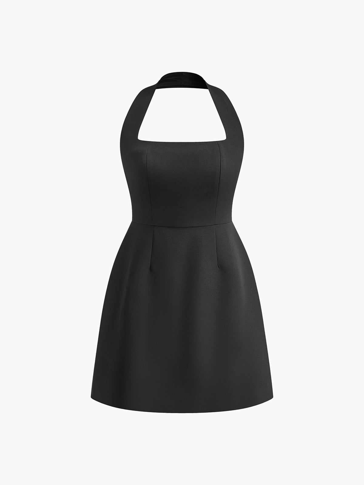 A-lijn Mini Jurk Halternek Elegante Korte Zomerjurk