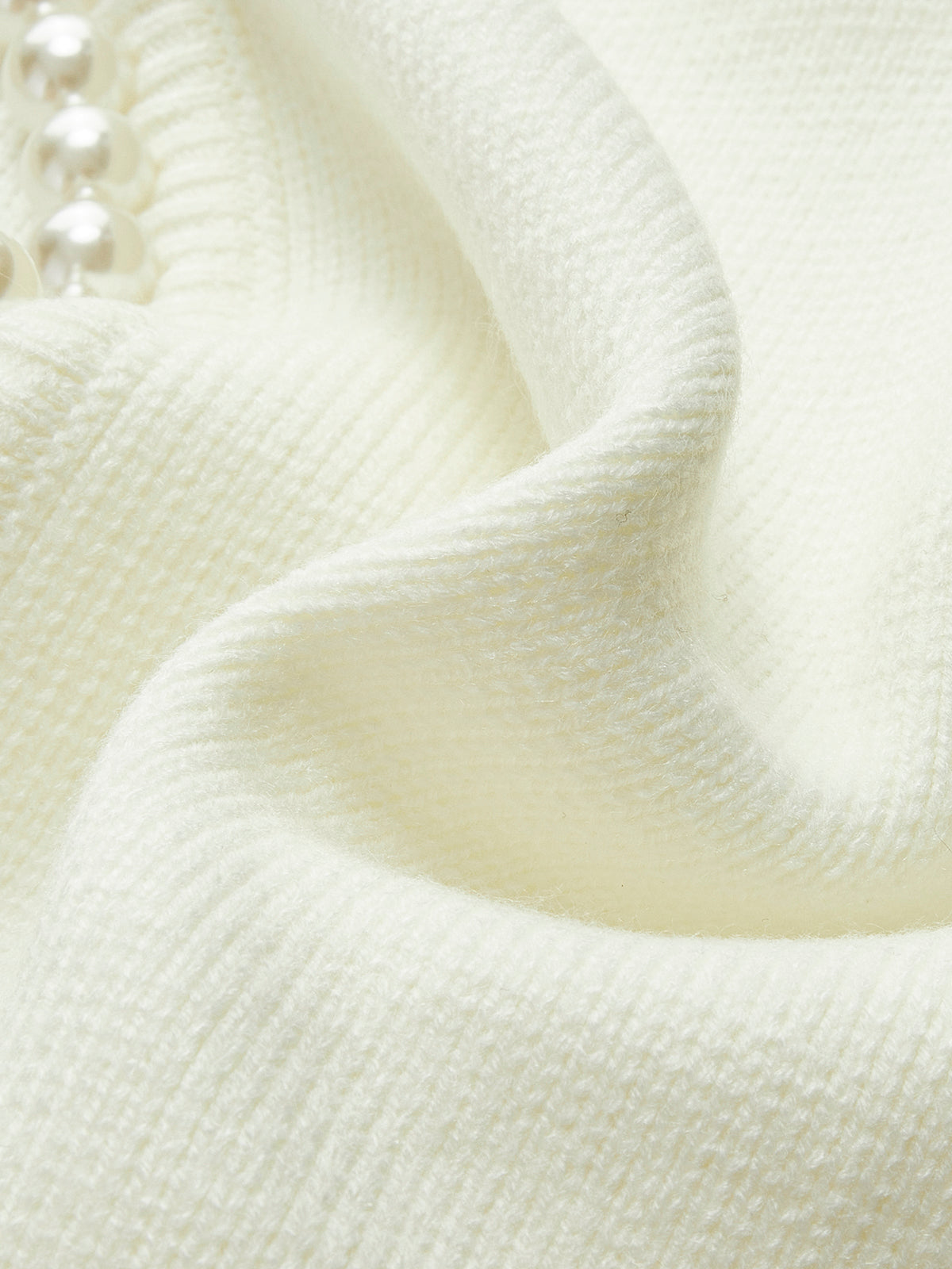 Talicia Cardigan Met Gefranste Randen en Parelmoeren Knopen