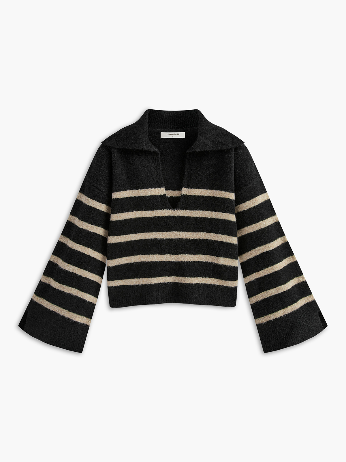 Oversized Trui met Streepjes
