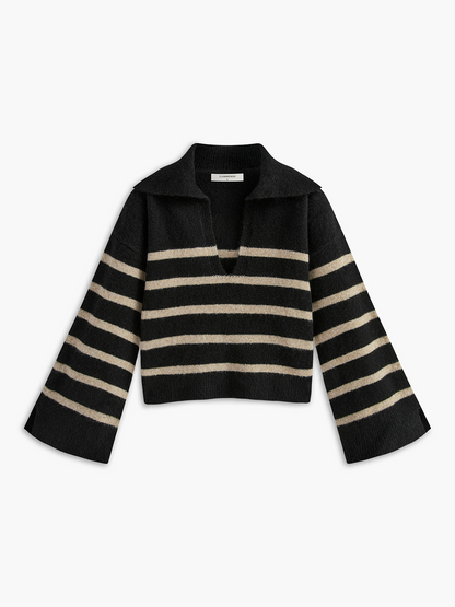 Oversized Trui met Streepjes