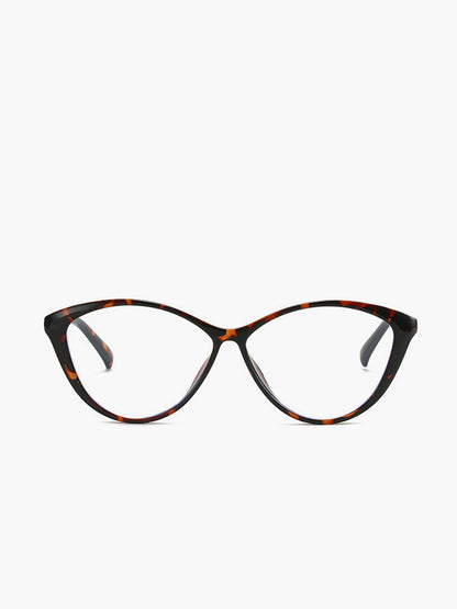 Retro Bril Dames met Luipaard Print Cat-Eye Model