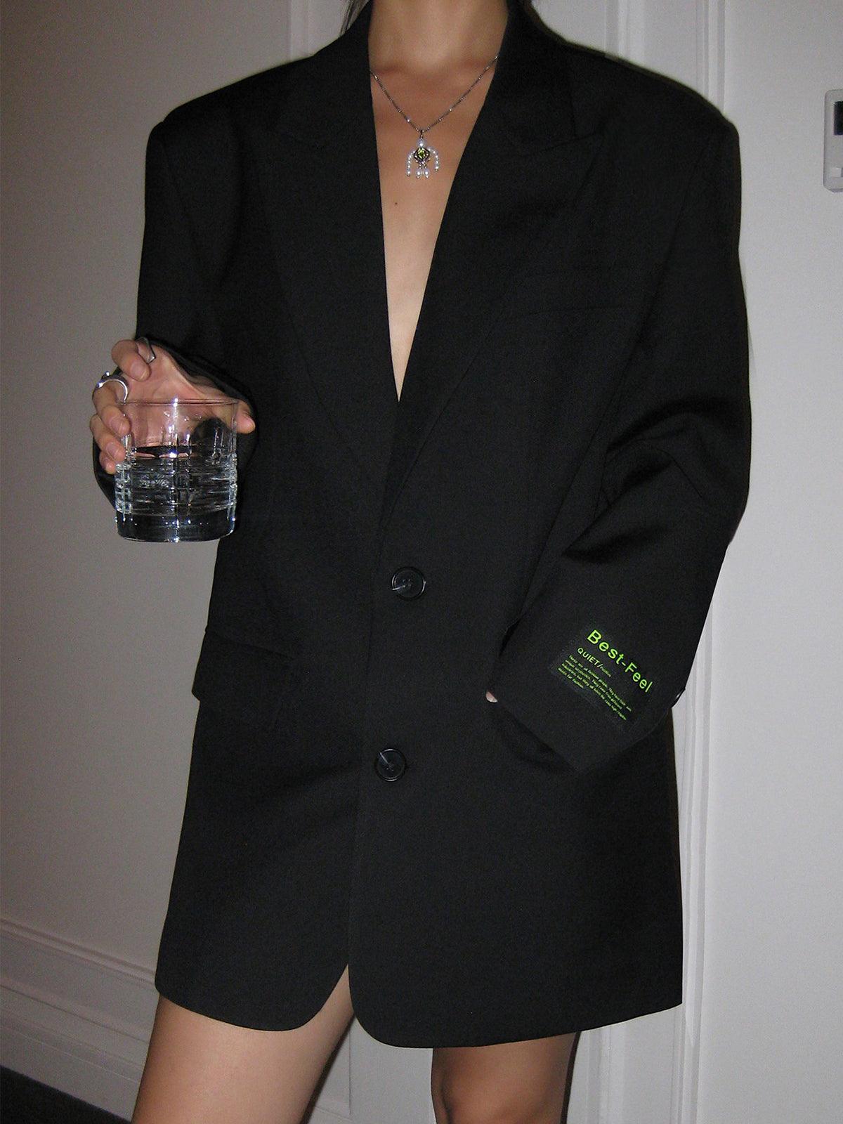 Dames Blazer Klassiek Comfortabel Oversized Model