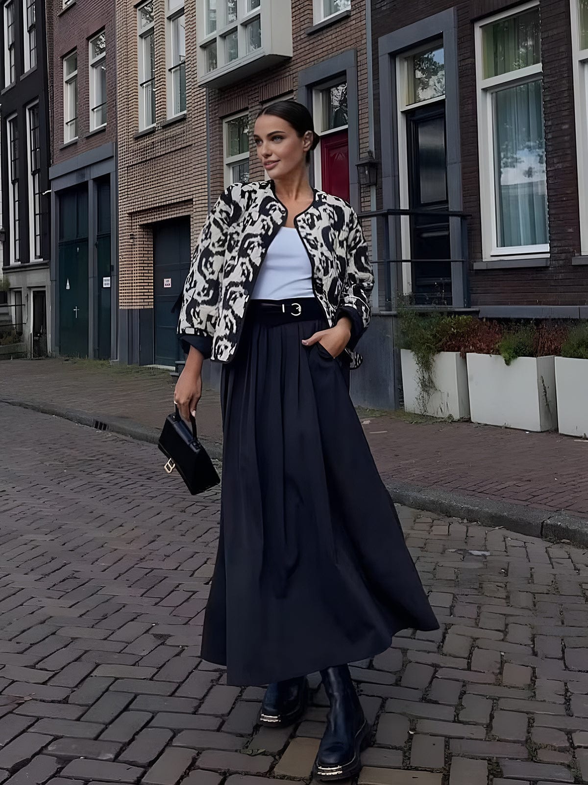 Jas voor Vrouw met Dierenprint Stoer en Stijlvol