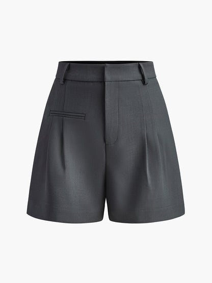 Dames Korte Broek Hoge Taille Zomerbroek Regular Fit