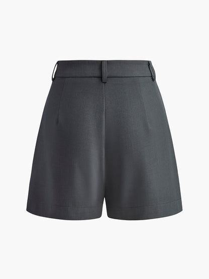 Dames Korte Broek Hoge Taille Zomerbroek Regular Fit