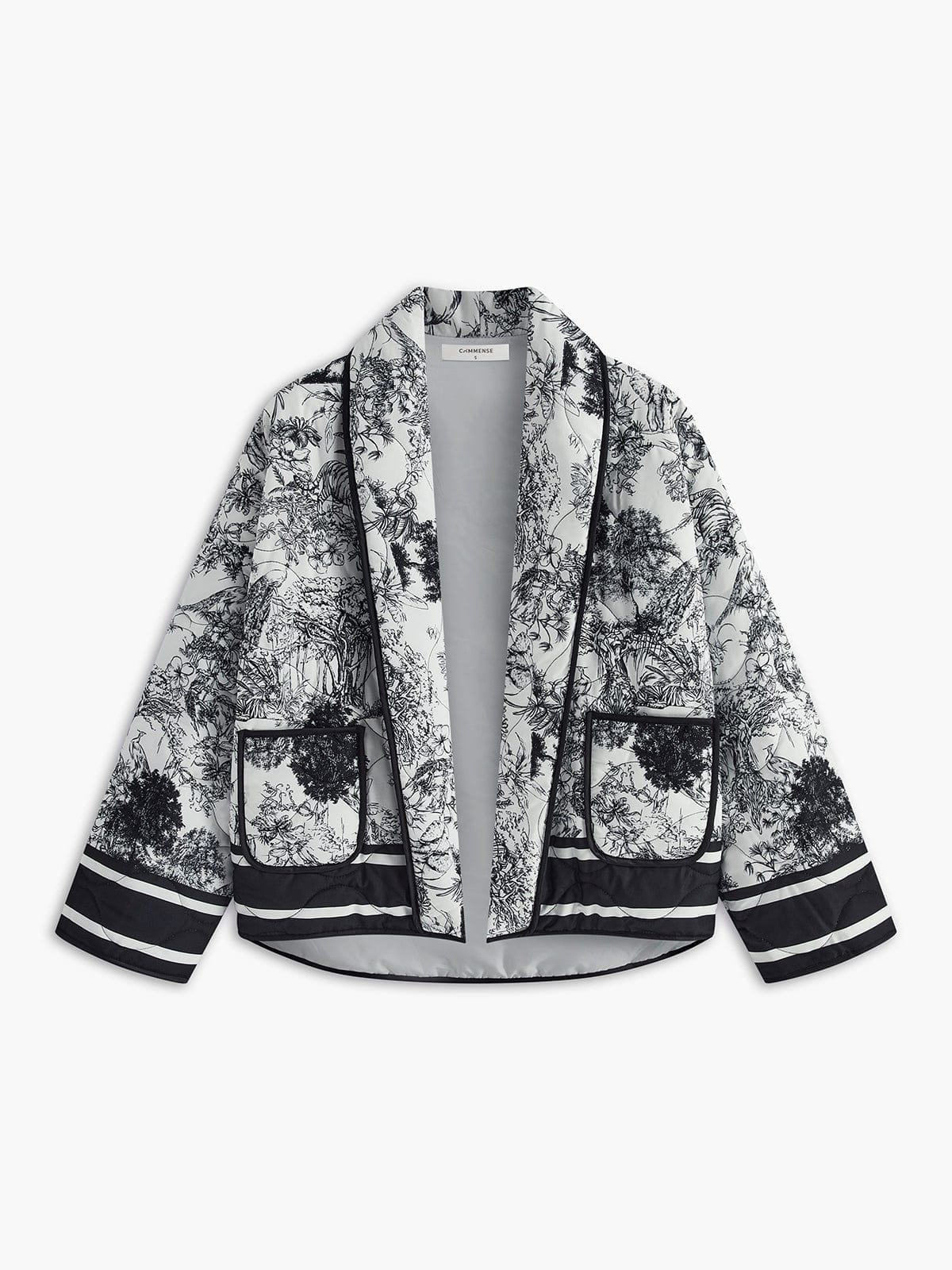 Zomerjack met Kunstprint Licht en Comfortabel - StudioMarella