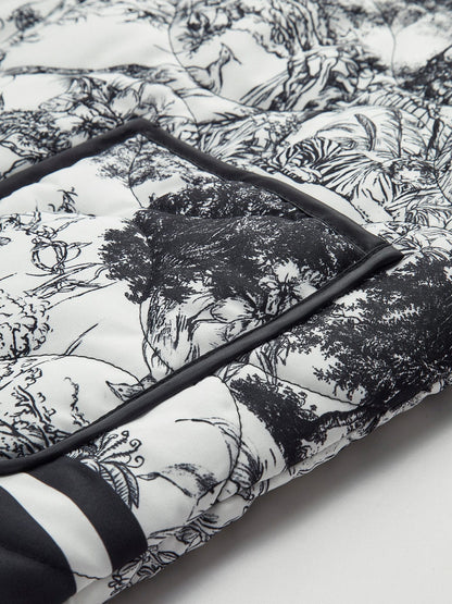 Zomerjack met Kunstprint Licht en Comfortabel