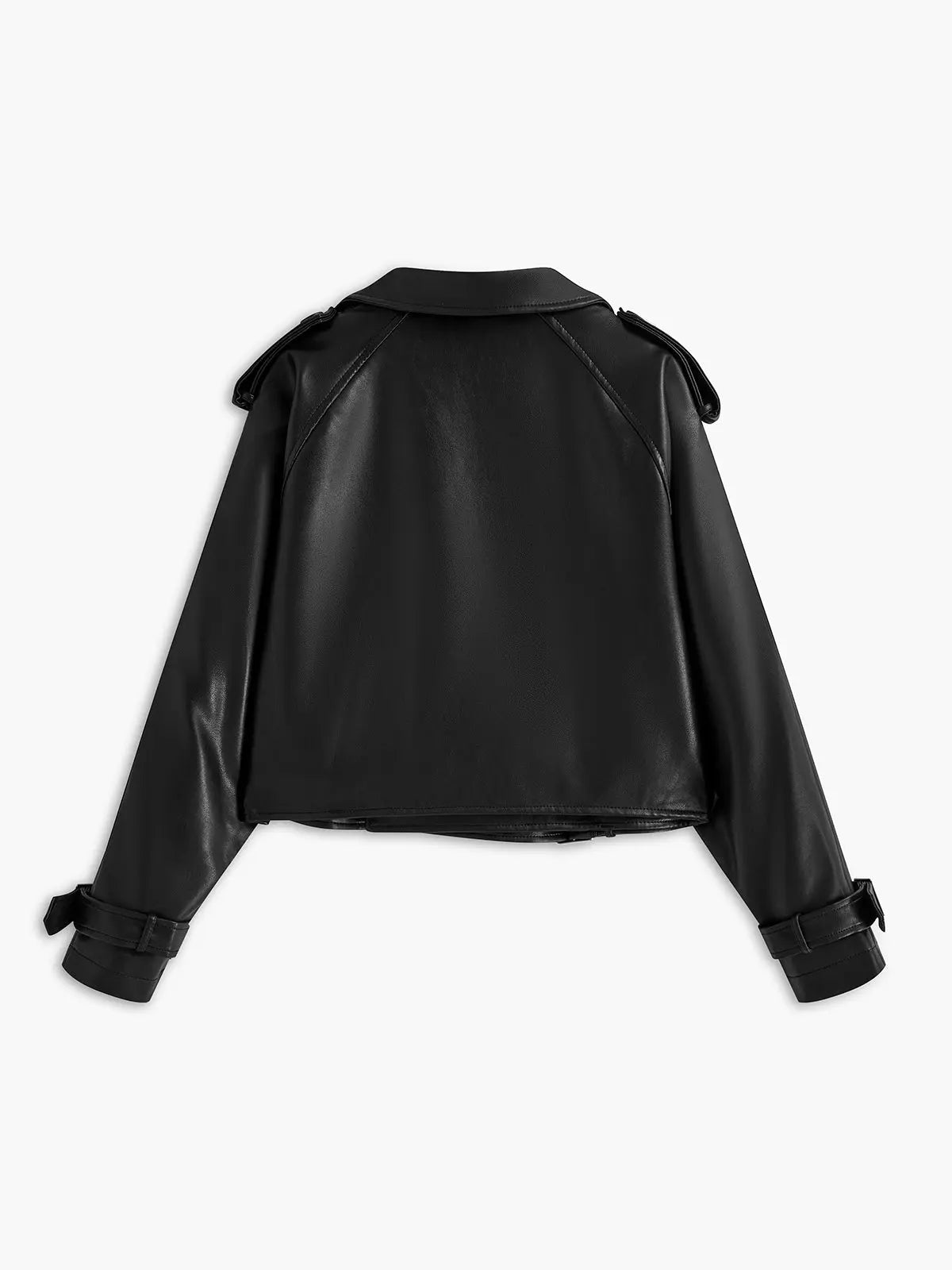 Leren Jas Dames Kunstleder Bikerstijl