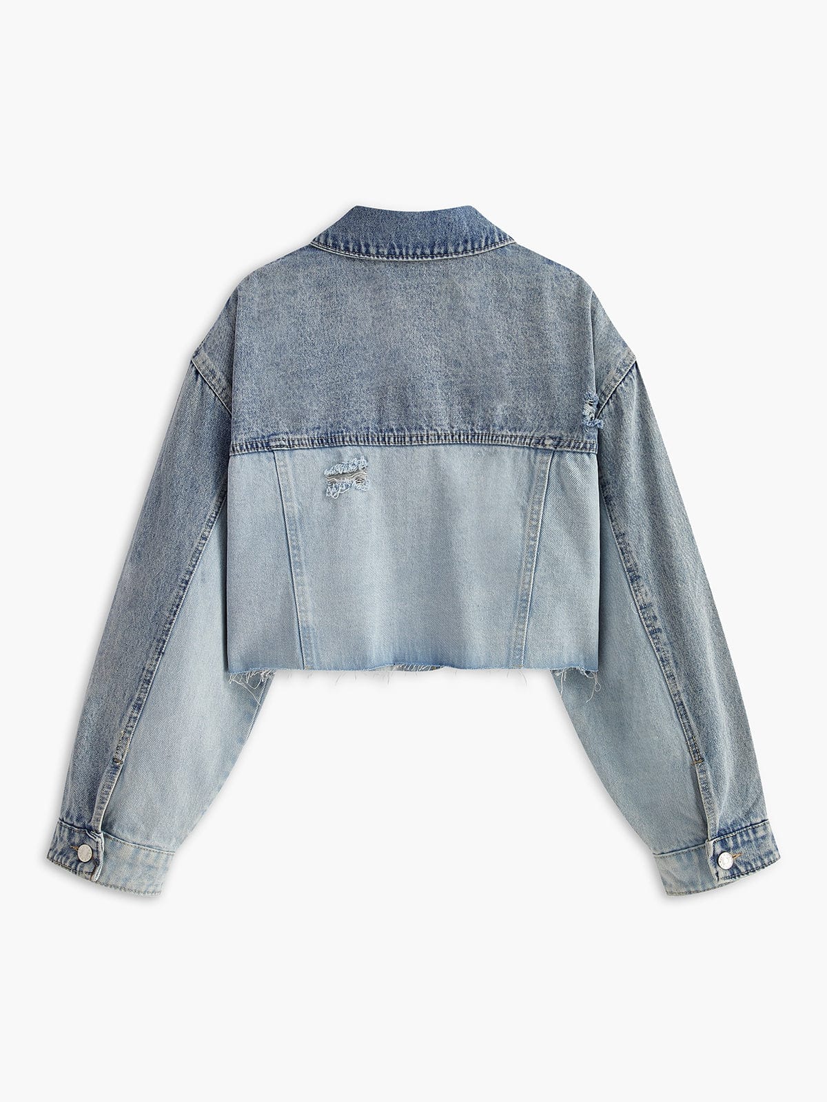 Jeansjassen Dames Kort Casual Blauw
