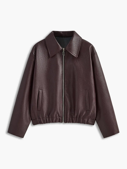 Leren Jas Dames Klassiek Design - StudioMarella