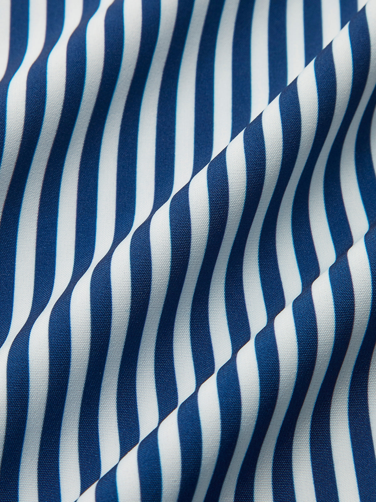Dames Blouse Marineblauw Gestreept Wijd Mouwen