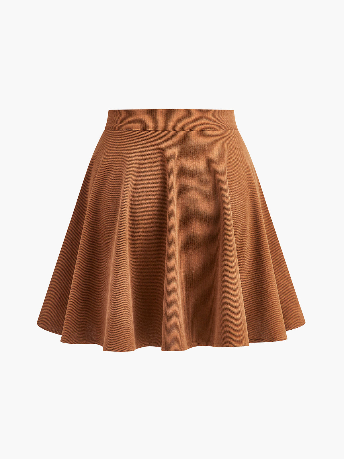Dames Rok Corduroy Wijd Model met Knoopsluiting