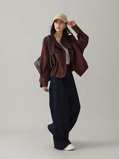 Vintage Lichtgewicht Trenchcoat Stijlvol voor Vrouw