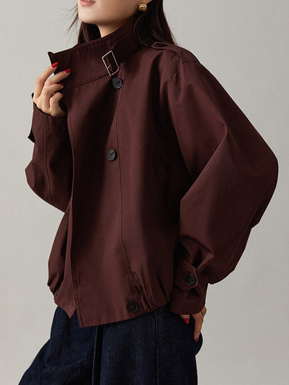 Vintage Lichtgewicht Trenchcoat Stijlvol voor Vrouw