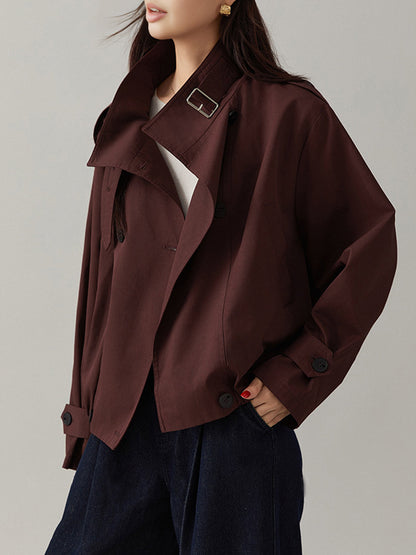 Vintage Lichtgewicht Trenchcoat Stijlvol voor Vrouw