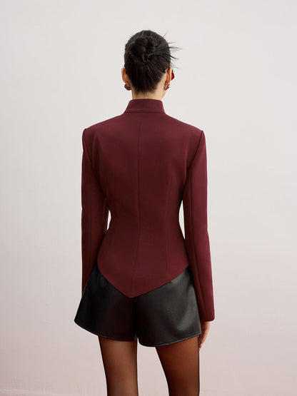 Vrouwelijke Blazer Slank en Elegant voor Werk