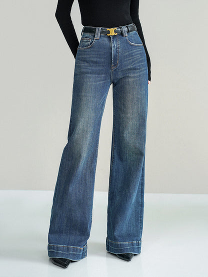 Stretch Denim Spijkerbroek Dames Mid Waist Bootcut Jeans