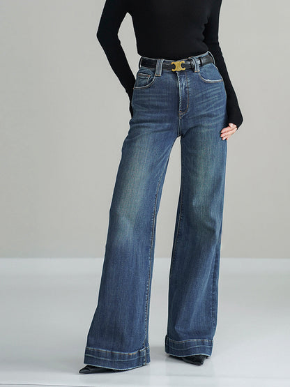 Stretch Denim Spijkerbroek Dames Mid Waist Bootcut Jeans