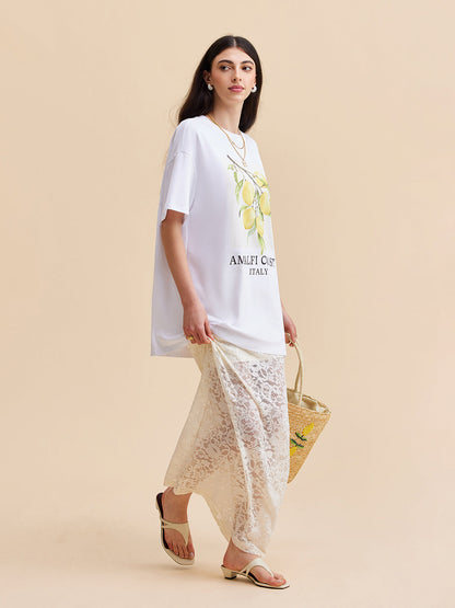 Maxi Rok voor Dames Semi-Transparant Elegant Lang
