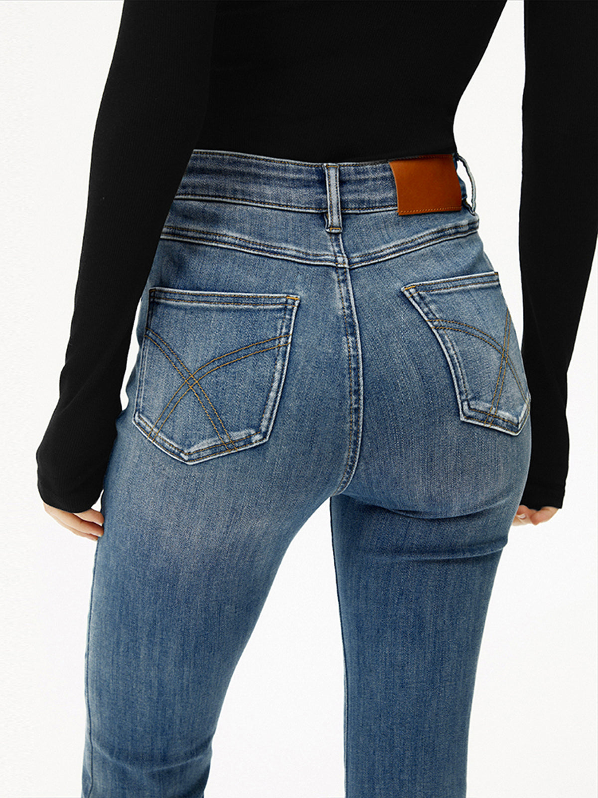 Nikola | Hoge Waist Bootcut Jeans met Stretch voor Vrouw