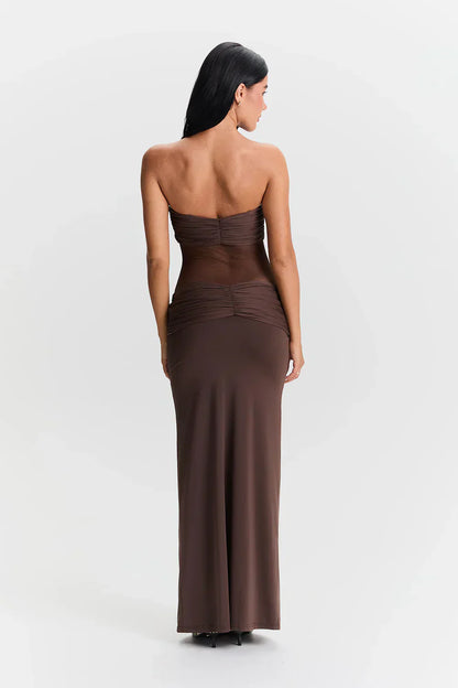 Mesh Maxi Jurk Zomerjurk voor Vrouw