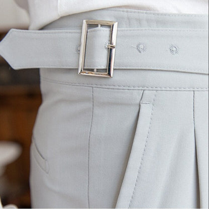 Heren Broek Casual Met Gesp voor Alledaagse Dracht