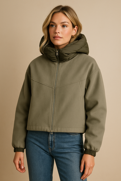 Dames Oversized Jas Capuchon Stoer en Stijlvol - StudioMarella