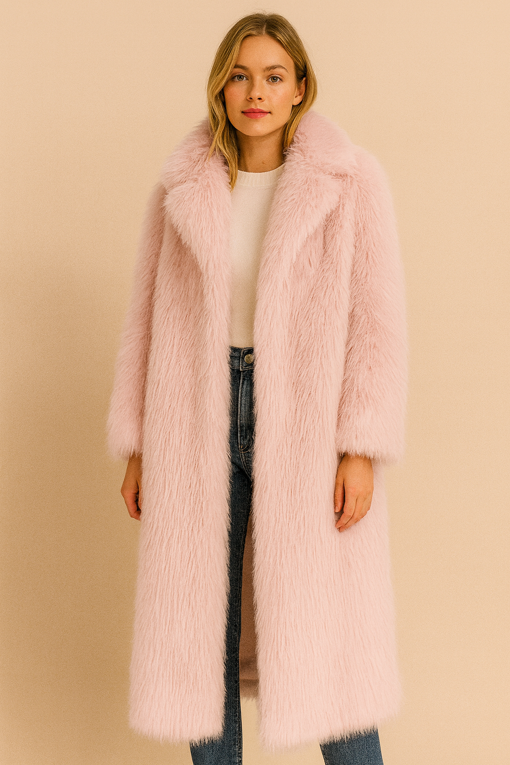 Dames Faux Fur Jas Stijlvol Warm Elegante Coat - StudioMarella