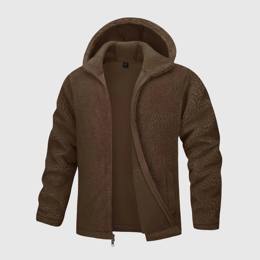 Fleece Jas Heren Warm en Zacht Soft Teddy Look
