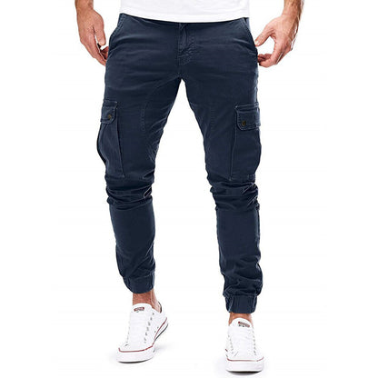 Heren Jogger Broek Cargo Stijl Met Veel Zakken