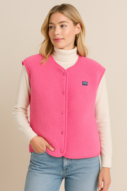 Dames Fleece Vest Mouwloos Warm voor Outdoor