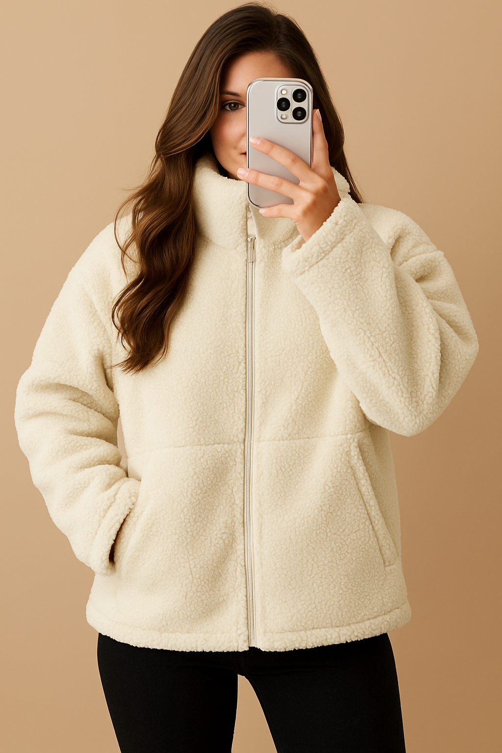 Teddyjas Dames Zacht Comfortabel met Ritssluiting - StudioMarella