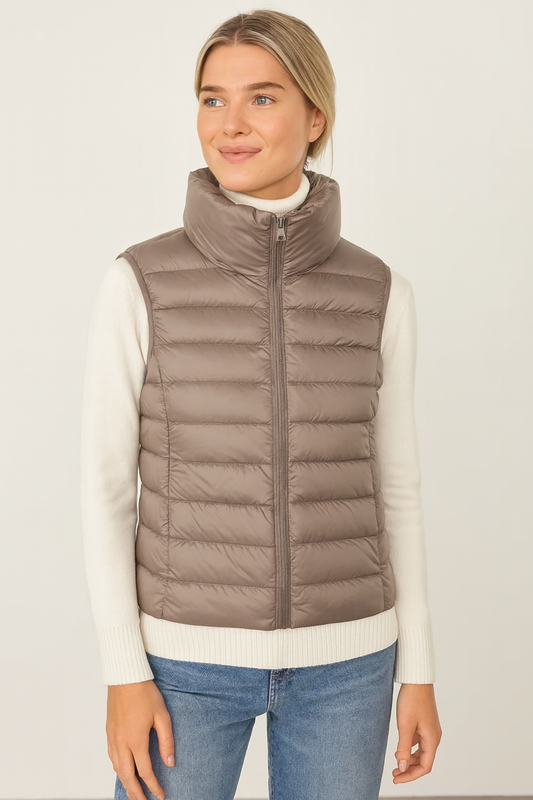 Dames Bodywarmer Warm Gewatteerd Lichtgewicht Vest - StudioMarella