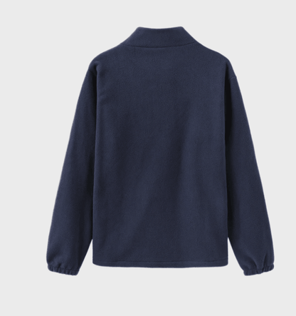Heren Fleece Trui Warm en Comfortabel met Ritskraag