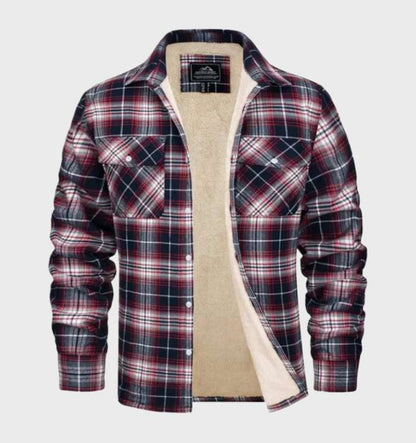 Heren Overhemdjas Geruit Casual Stijl